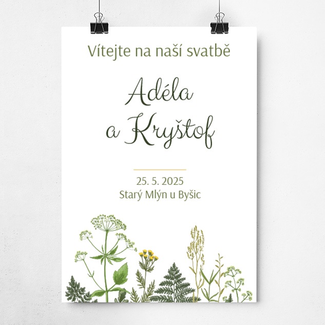 Na papíře / plakátu (A3, A2, A1 – na výšku i na šířku)